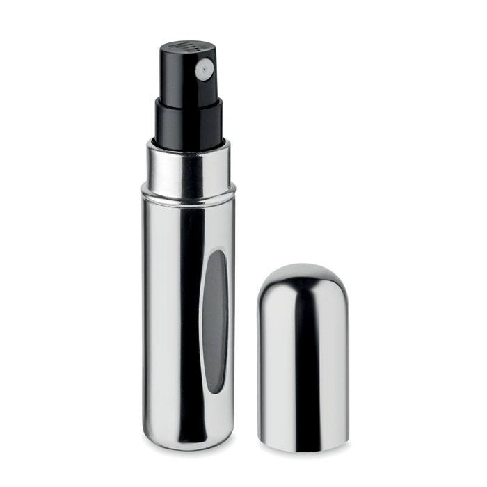 Atomiseur de parfum rechargeable personnalisable Spray Argent brillant